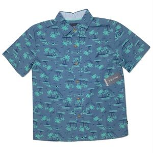 🆕 Nautica Tropical Print Short Sleeve Shirt